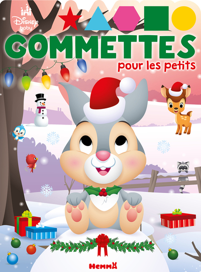 DISNEY BABY - GOMMETTES POUR LES PETITS (NOEL - PAMPAN ET BAMBI)