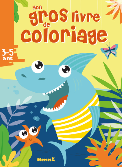 MON GROS LIVRE DE COLORIAGE (REQUIN)