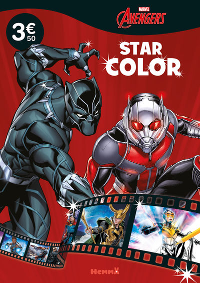 MARVEL AVENGERS - STAR COLOR (BLACK PANTHER ET ANT-MAN)