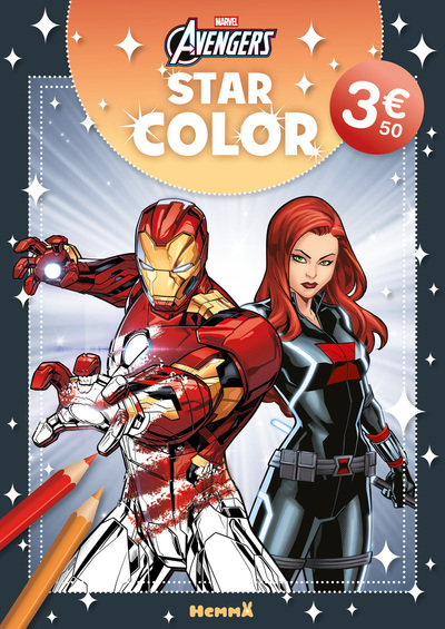 MARVEL AVENGERS - STAR COLOR (BLACK WIDOW ET IRON MAN)