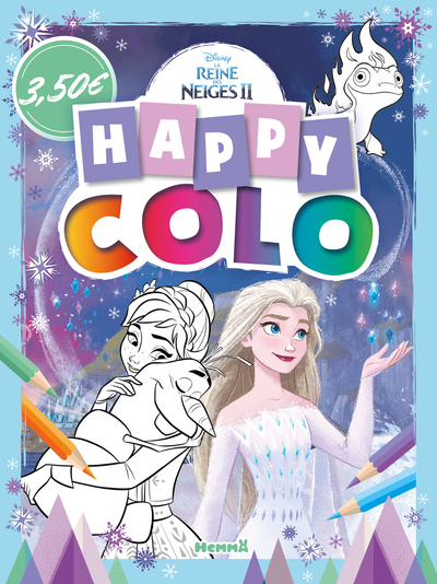 DISNEY LA REINE DES NEIGES 2 - HAPPY COLO (OLAF, ELSA, ANNA)