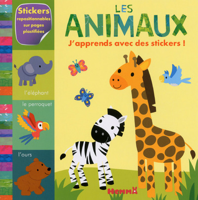 ANIMAUX J´APPRENDS AVEC DES STICKERS !