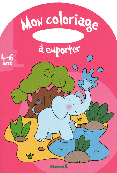 MON COLORIAGE A EMPORTER 4-6 ANS ELEPHANT