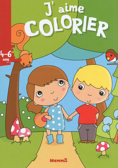 J´AIME COLORIER (4-6 ANS) (PROMENADE EN FORET)