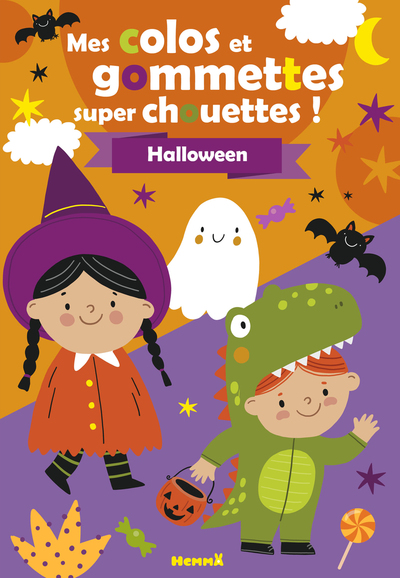 MES COLOS ET GOMMETTES SUPER CHOUETTES ! HALLOWEEN