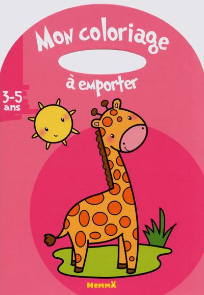 MON COLORIAGE A EMPORTER (3-5 ANS) (GIRAFE)