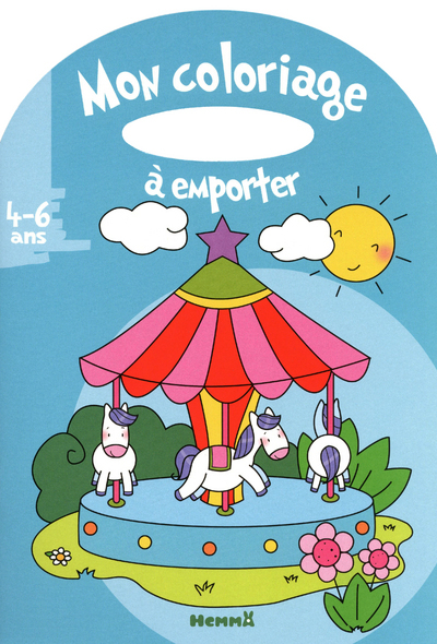 MON COLORIAGE A EMPORTER 4-6ANS MANEGE