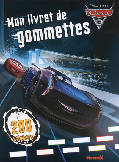 CARS 3 MON LIVRET DE GOMMETTES