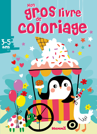 MON GROS LIVRE DE COLORIAGE (PENGOUIN GLACIER)
