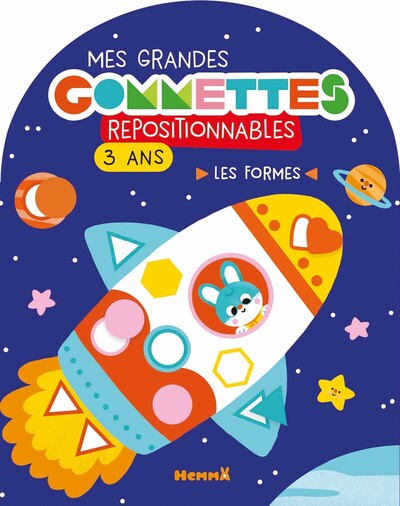 MES GRANDES GOMMETTES REPOSITIONNABLES - 3 ANS - LES FORMES