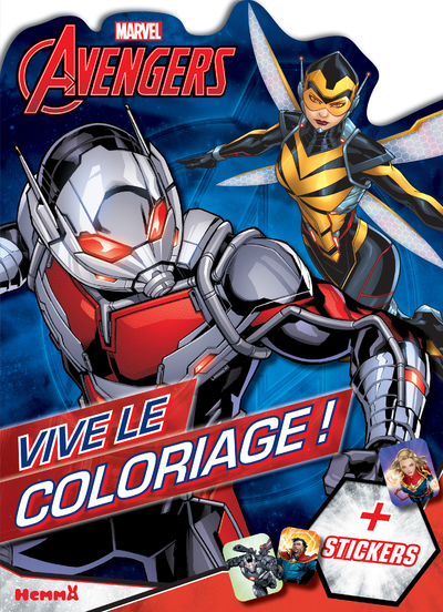 MARVEL AVENGERS - VIVE LE COLORIAGE ! (ANT-MAN & LA GUEPE)