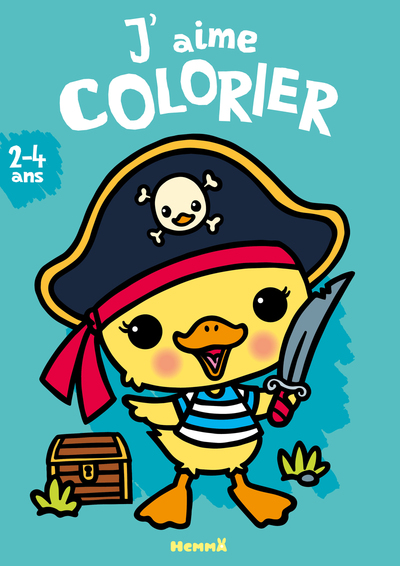 J´AIME COLORIER (2-4 ANS) (CANARD PIRATE)