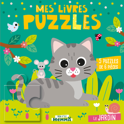 MON P´TIT HEMMA - MES LIVRES PUZZLES - LE JARDIN - 5 PUZZLES DE 6 PIECES