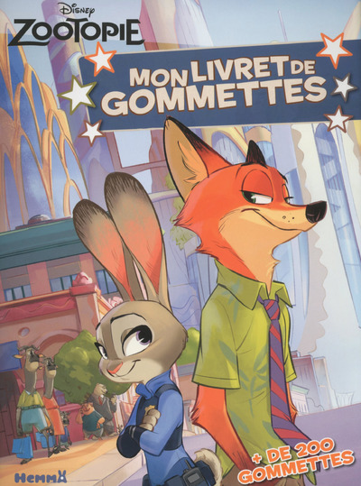 DISNEY ZOOTOPIE MON LIVRET DE GOMMETTES + DE 200 GOMMETTES