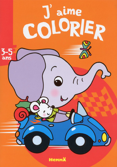 J´AIME COLORIER (3-5 ANS) (ELEPHANT)