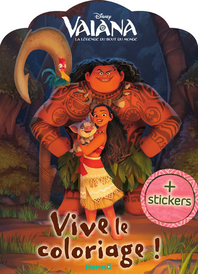 DISNEY VAIANA VIVE LE COLORIAGE ! (MAUI-VAIANA)