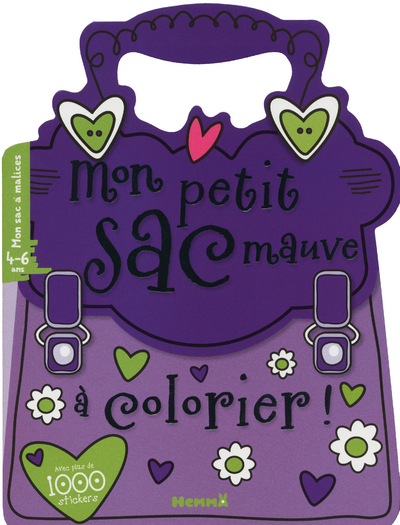 MON PETIT SAC MAUVE A COLORIER ! 4-6 ANS MON SAC A MALICES