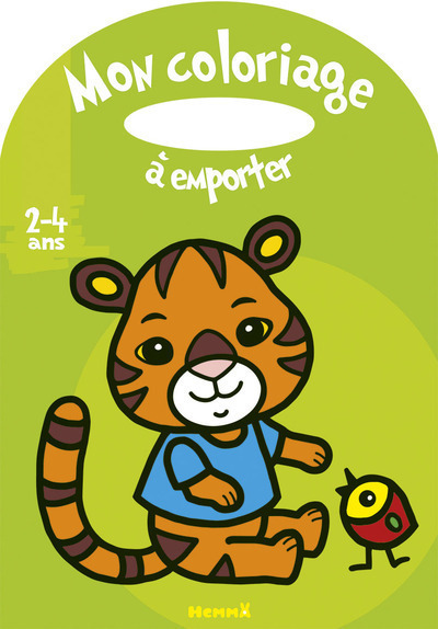 MON COLORIAGE A EMPORTER (2-4 ANS) (TIGRE)