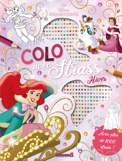 DISNEY PRINCESSES - COLO AVEC STRASS - HIVER