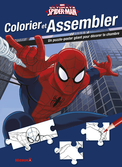 MARVEL ULTIMATE SPIDER-MAN COLORIER ET ASSEMBLER