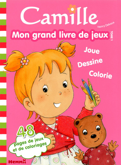 CAMILLE MON GRAND LIVRE DE JEUX T01 (FOND ROSE)