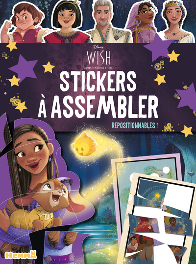 DISNEY WISH - STICKERS A ASSEMBLER - REPOSITIONNABLES !