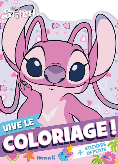 DISNEY STITCH - VIVE LE COLORIAGE ! (ANGEL) - + STICKERS OFFERTS