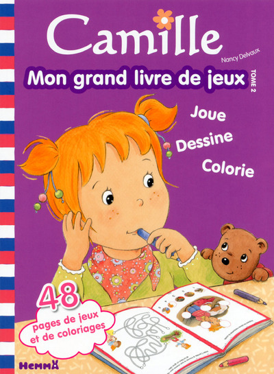 CAMILLE MON GRAND LIVRE DE JEUX T02 (FOND MAUVE)