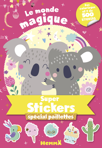 MONDE MAGIQUE - SUPER STICKERS SPECIAL PAILLETTES