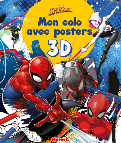 MARVEL SPIDER-MAN - MON COLO AVEC POSTERS 3D