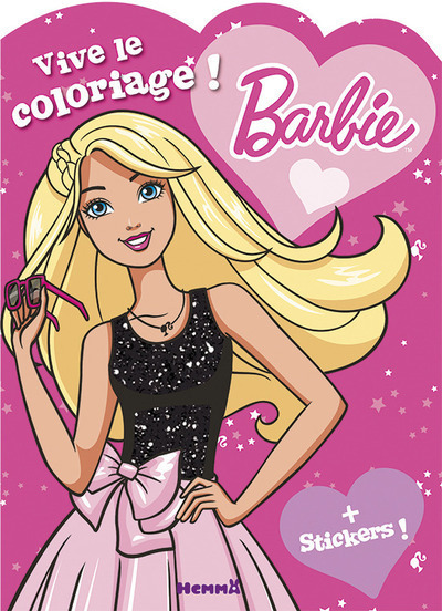 BARBIE VIVE LE COLORIAGE (TOP NOIR)