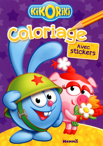 KIKORIKI COLORIAGE AVEC STICKERS