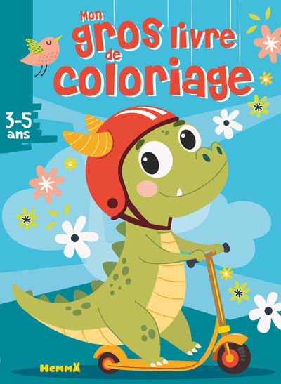 MON GROS LIVRE DE COLORIAGE (CROCO TROTINETTE)