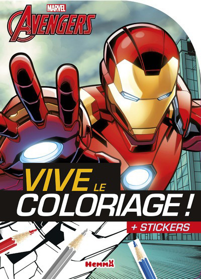 MARVEL AVENGERS VIVE LE COLORIAGE ! (IRON MAN)