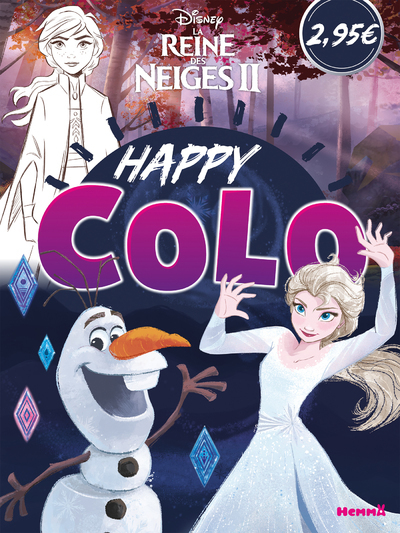 DISNEY LA REINE DES NEIGES 2 - HAPPY COLO (ELSA ET OLAF)