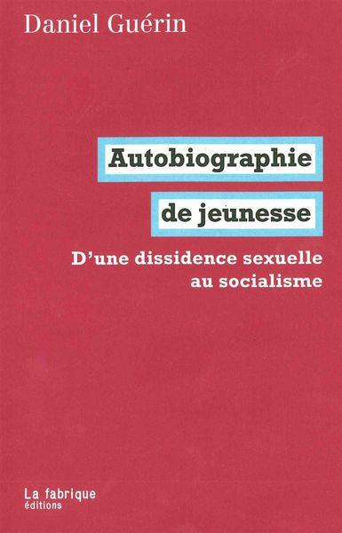 AUTOBIOGRAPHIE DE JEUNESSE
