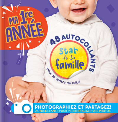 MA PREMIERE ANNEE - 48 AUTOCOLLANTS POUR LE VENTREDE BEBE