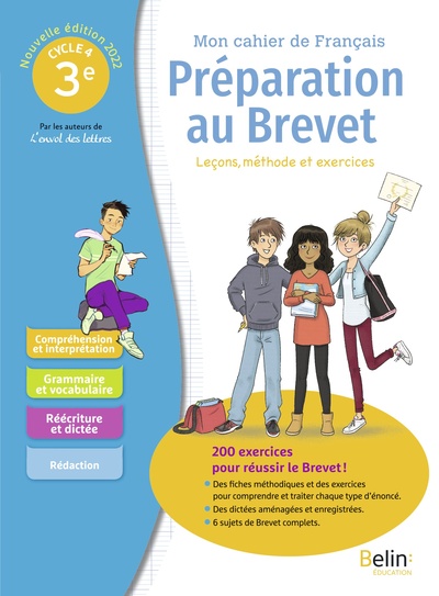 MON CAHIER DE FRANCAIS - SPECIAL BREVET 2022