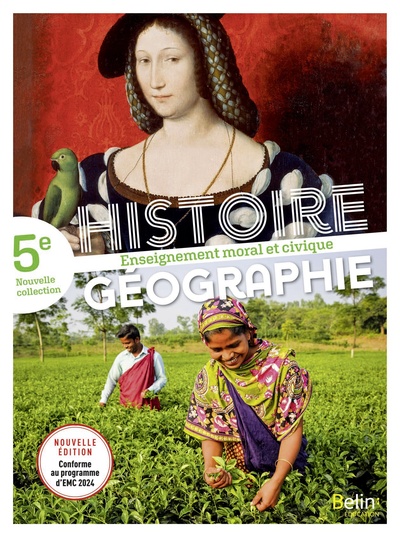 MANUEL HISTOIRE GEOGRAPHIE EMC 5E 2024 - VENTE FERME!!!!