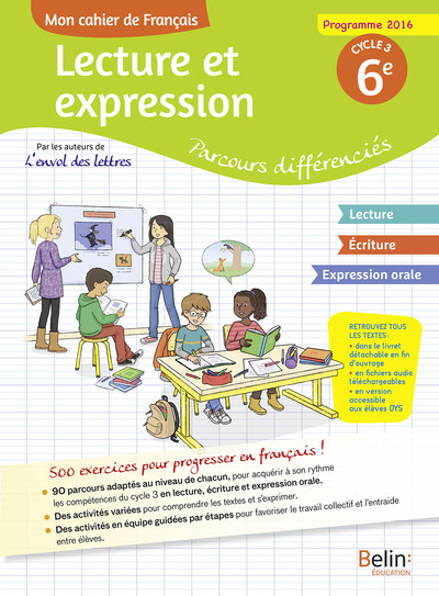 CAHIER D´ACCOMPAGNEMENT PERSONNALISE FRANCAIS 6EME