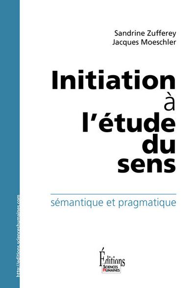INITIATION A  L´ETUDE DU SENS.SEMANTIQUE ET PRAGMATIQUE