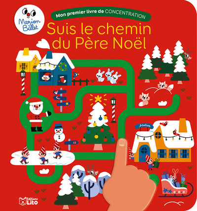 SUIS LE CHEMIN DU PERE NOEL - MON PREMIER LIVRE DE CONCENTRATION