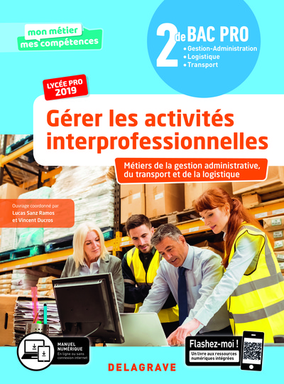 GERER LES ACTIVITES INTERPROFESSIONNELLES 2DE BAC PRO 2019 POCHETTE ELEVE