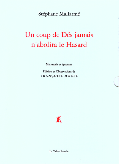 COUP DE DES JAMAIS N'ABOLIRA LE HASARD