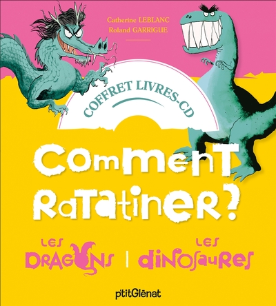 COFFRET COMMENT RATATINER LES DRAGONS ET LES DINOSAURES - LIVRE CD - 2 HIST
