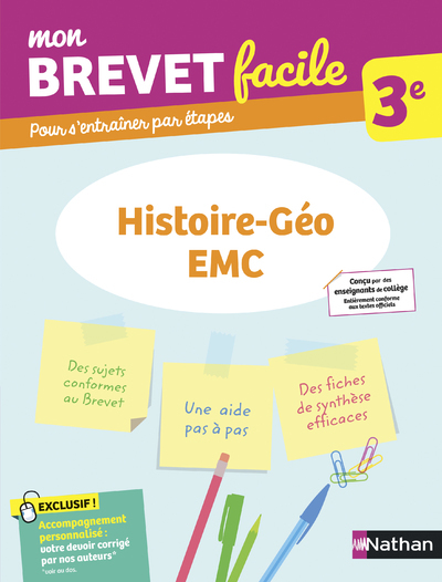 MON BREVET FACILE - HISTOIRE-GEO / EMC 3E - VOL04