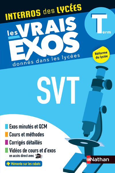 INTERROS DES LYCEES - SCIENCES DE LA VIE ET DE LA TERRE - TERMINALE