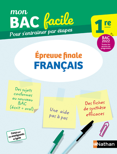 MON BAC FACILE LYCEE FRANCAIS 1RE