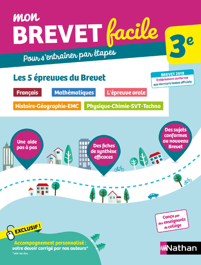 MON BREVET FACILE 3E - LES 5 EPREUVES DU BREVET - VOL6