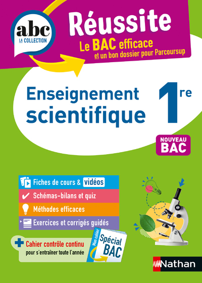 ABC REUSSITE ENSEIGNEMENT SCIENTIFIQUE 1RE